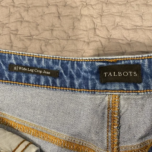 Talbots wide leg crop, NWOT - Picture 3 of 5